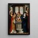 Die Beschneidung Christi - Jan Baegert — gerahmtes Bild an der Wand