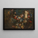 Stillleben mit Früchten und Blumen - Jan Baptist Bosschaert — gerahmtes Bild an der Wand