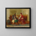 Lernen lesen - Jan Baptist Huysmans — gerahmtes Bild an der Wand
