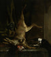 Ein Hund und eine Katze in der Nähe eines teilweise aufgeschnittenen Hirsches - Jan Baptist Weenix — Ansicht des Kunstwerks