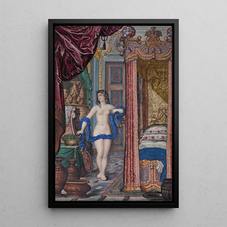 Jan Berents - Cleopatra and the Asp in an elegant interior.webp