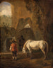 Ein Pferd, das trinkt - Jan Both — Ansicht des Kunstwerks