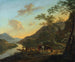 Italienische Landschaft mit Fähre - Jan Both — Ansicht des Kunstwerks