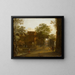 Rue avec un pont-levis - Jan Both — gerahmtes Bild an der Wand