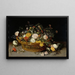 Ein Blumenkorb - Jan Brueghel der Jüngere — gerahmtes Bild an der Wand