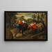 Ein Dorffest - Jan Brueghel der Jüngere — gerahmtes Bild an der Wand