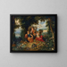 Allegorie der vier Elemente - Jan Brueghel der Jüngere — gerahmtes Bild an der Wand
