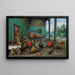 Allegorie der Tulipomanie - Jan Brueghel der Jüngere — gerahmtes Bild an der Wand