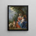 Die Heilige Familie mit Johannes - Jan Brueghel der Jüngere — gerahmtes Bild an der Wand
