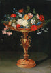 Blumen in einer goldenen Schale - Jan Brueghel der Jüngere — Ansicht des Kunstwerks