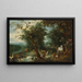 Paradies - Jan Brueghel der Jüngere — gerahmtes Bild an der Wand