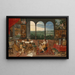 Die fünf Sinne Das Gehör - Jan Brueghel der Jüngere — gerahmtes Bild an der Wand