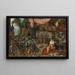 Die fünf Sinne: Tastsinn - Jan Brueghel der Jüngere — gerahmtes Bild an der Wand