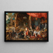 Venus an der Schmiede des Vulkan - Jan Brueghel der Jüngere — gerahmtes Bild an der Wand