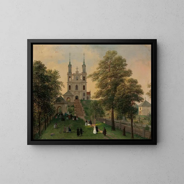Calvaire de Vilnius - Jan Chrucki — gerahmtes Bild an der Wand