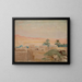 Abend in der Wüste von Biskra - Jan Cybis — gerahmtes Bild an der Wand