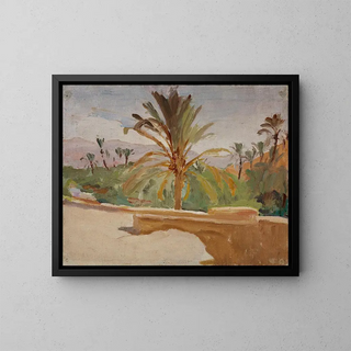 Jan Cigliski - Biskra Oasis with Palm Trees.webp
