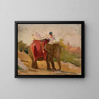 Jan Cigliski - Chittorgarh  my elephant From the journey to India.webp
