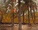Ägyptischer Palmenwald auf der Reise nach Ägypten - Jan Cybis — Ansicht des Kunstwerks