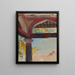 Fragment des Sommerhauses von Maria Potocka in Bakhchisaray aus der Krim-Reise - Jan Cybis — gerahmtes Bild an der Wand