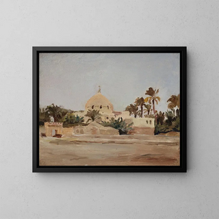 Von Kairo bis zur Reise nach Ägypten - Jan Cybis — gerahmtes Bild an der Wand