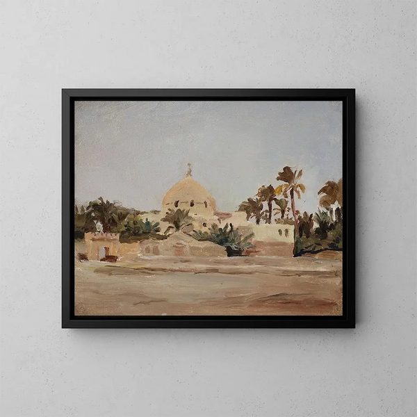 Von Kairo bis zur Reise nach Ägypten - Jan Cybis — gerahmtes Bild an der Wand