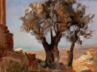 Bäume von Girgenti - Jan Cybis — Ansicht des Kunstwerks