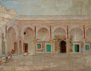 Jan Cigliski - Kairouan Courtyard in the Mosque of the Sword.webp