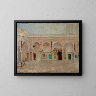 Jan Cigliski - Kairouan Courtyard in the Mosque of the Sword.webp
