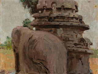 Jan Cigliski - Mahalipur  Pagoda carved in the rock From the journey to India.webp