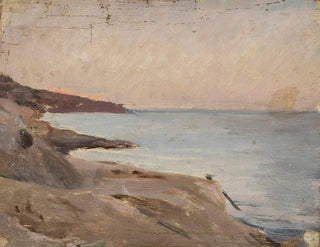 Meereslandschaft in Yalta, von der Reise nach Krim - Jan Cybis — Ansicht des Kunstwerks