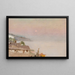 Abend im Mondschein in Yalta, aus der Reise nach Krim - Jan Cybis — gerahmtes Bild an der Wand