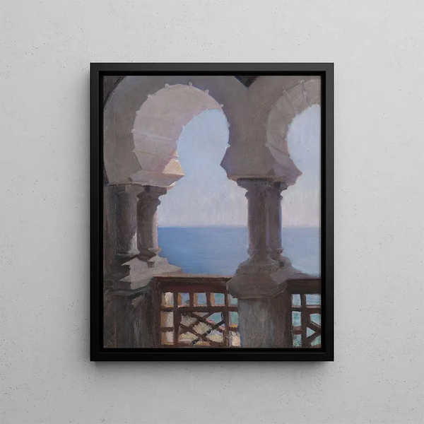Jan Cigliski - Moorish porch of the BakhchiDere villa in Yalta From the journey to Crimea.webp