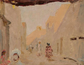 Jan Cigliski - Old Tashkent in the evening From the journey to Turkestan.webp