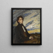 Portrait von Frédéric Chopin - Jan Cybis — gerahmtes Bild an der Wand