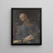 Portrait von M. Berlin - Jan Cybis — gerahmtes Bild an der Wand