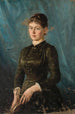 Portrait einer jungen Frau - Jan Cybis — Ansicht des Kunstwerks