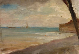 Jan Cigliski - Sea in Yalta From the journey to Crimea.webp
