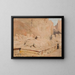Allée du Sphinx, Tempel des Amon-Rê, der Reise nach Ägypten - Jan Cybis — gerahmtes Bild an der Wand