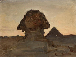 Sphinx im Mondschein, von der Reise nach Ägypten - Jan Cybis — Ansicht des Kunstwerks