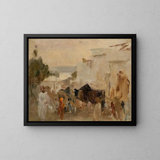 Jan Cigliski - Street in Udaipur From the journey to India.webp