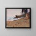 Studie der Reise nach Konstantinopel - Jan Cybis — gerahmtes Bild an der Wand