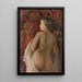 Studie einer Frau - Jan Cybis — gerahmtes Bild an der Wand