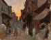 Rue de Tanjore, vom Indienreise - Jan Cybis — Ansicht des Kunstwerks