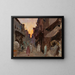 Rue de Tanjore, vom Indienreise - Jan Cybis — gerahmtes Bild an der Wand
