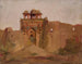 Tempel der Reise nach Indien - Jan Cybis — Ansicht des Kunstwerks