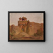 Tempel der Reise nach Indien - Jan Cybis — gerahmtes Bild an der Wand