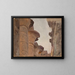Hauptstadt des Tempels der Reise in Ägypten - Jan Cybis — gerahmtes Bild an der Wand