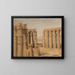 Tempel in Luxor - Jan Cybis — gerahmtes Bild an der Wand