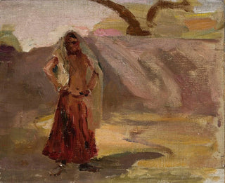 Mädchen hinduistisch aus Udaipur während der Reise nach Indien - Jan Cybis — Ansicht des Kunstwerks